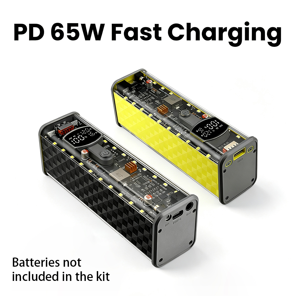 Battery Case Storage - Boîtier DIY pour Power Bank PD